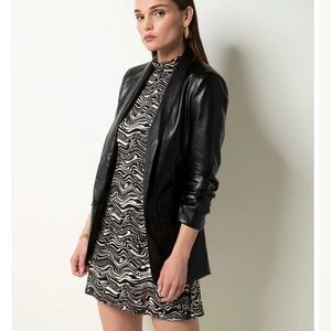 Tart Collections Kia Vegan Leather Blazer Jacket